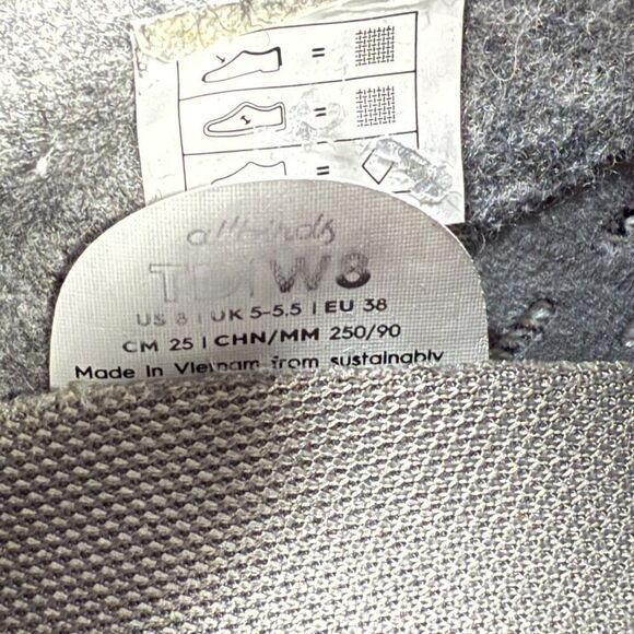 Allbird Shoes Womens Size 8 Tree Dasher TD Black Knit Athletic Running Sneakers - Picture 9 of 9